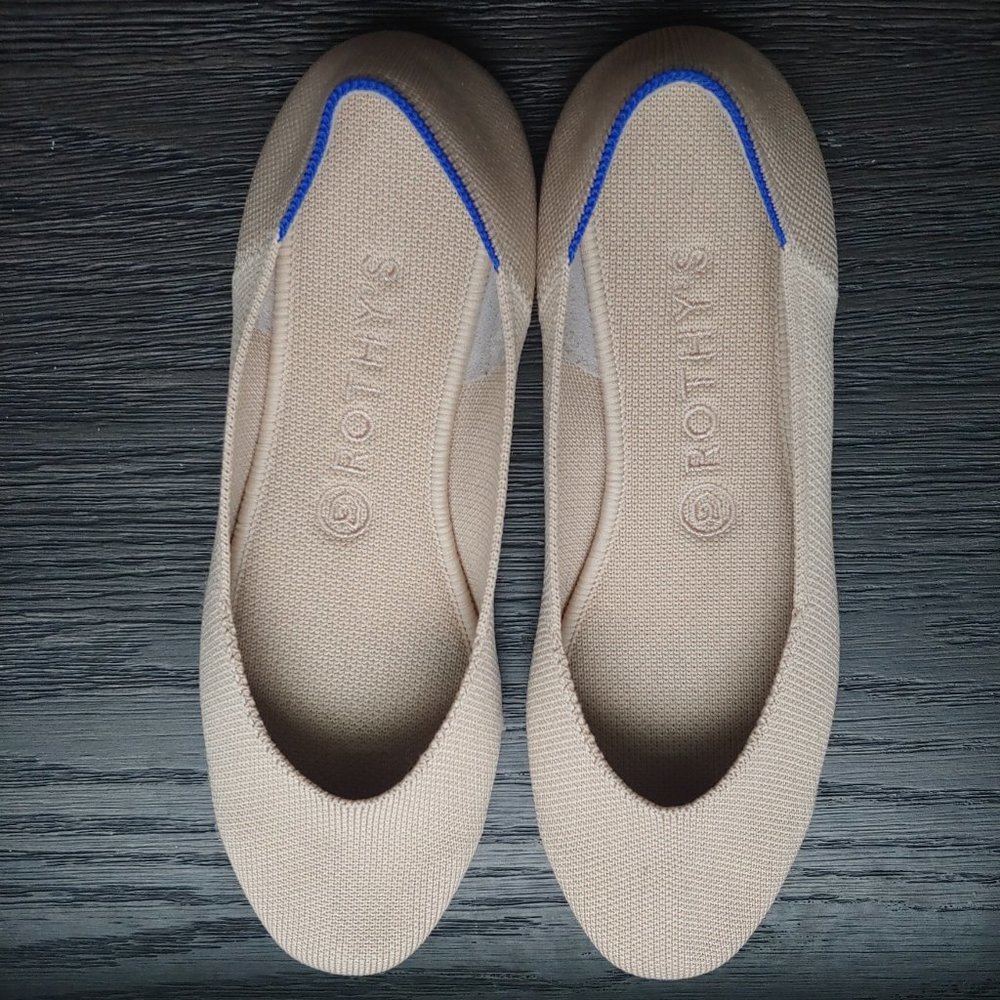 Rothy's The Square Women's size 8.5 in Ecru